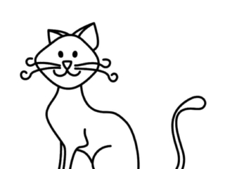 dessin d&#039;un chat