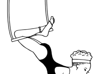 coloriage cirque (32) coloriage trapéziste