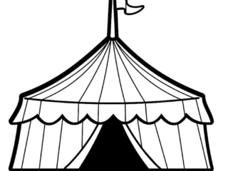 coloriage cirque (41) coloriage tente de cirque