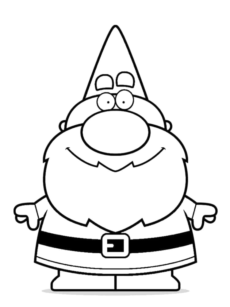 gnome coloriages