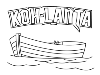 coloriage koh lanta