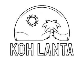 coloriage koh lanta facile