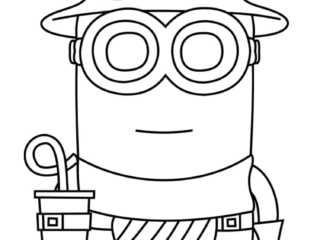 coloriage minion été