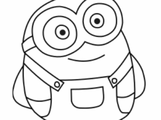 coloriage minion bob