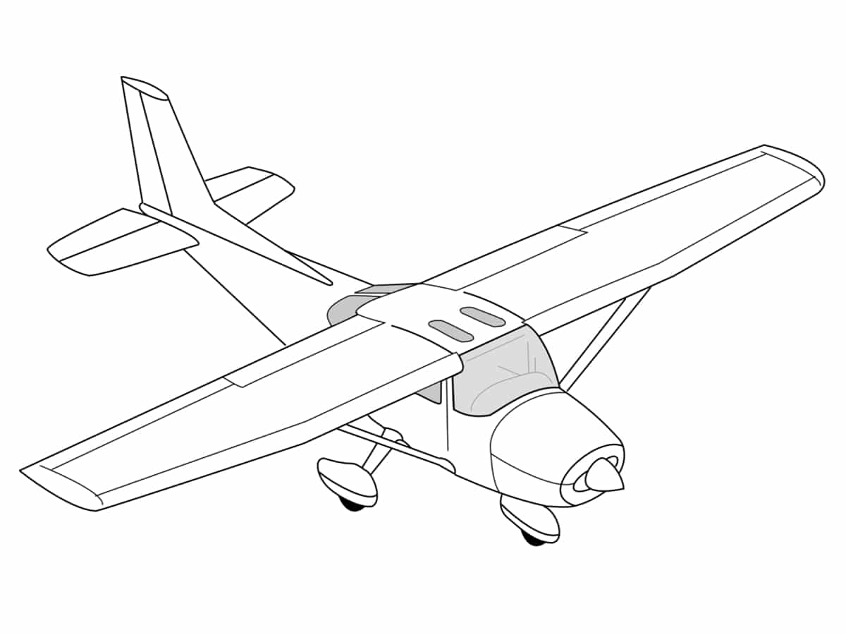dessin d'avion