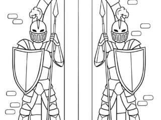 coloriage chevaliers