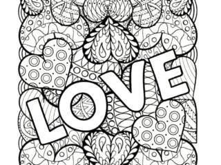 coloriage love