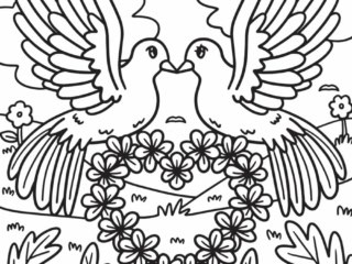 coloriage mariage