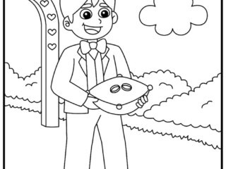 coloriage mariage