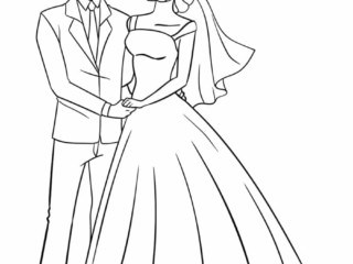mariage coloriage