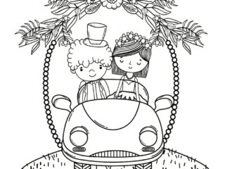 dessin mariage