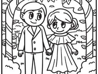 dessin mariage
