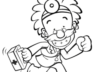 coloriage docteur