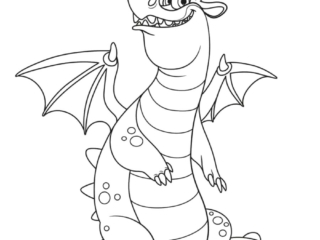 dragon coloriage