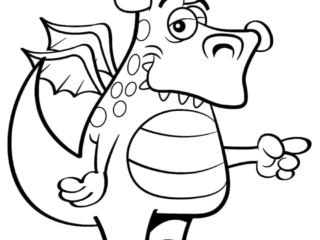 coloriage dragon