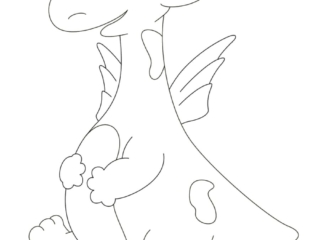 coloriage dragon