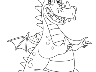 coloriage dragon