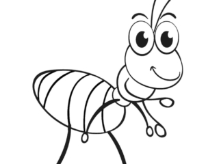 coloriage fourmi