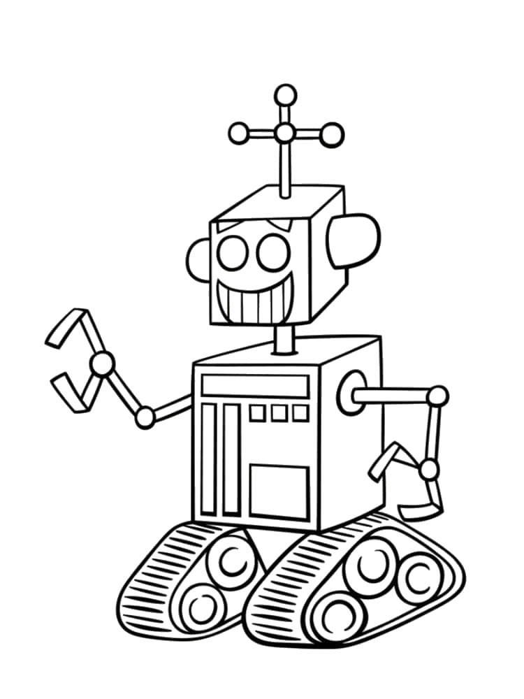 Coloriage robot : 50 dessins à imprimer gratuitement !