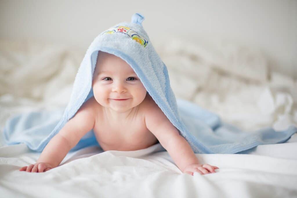 cape de bain pour bébé