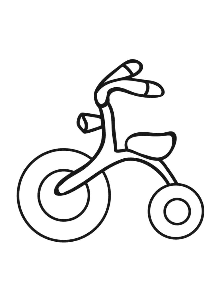 coloriage tricycle