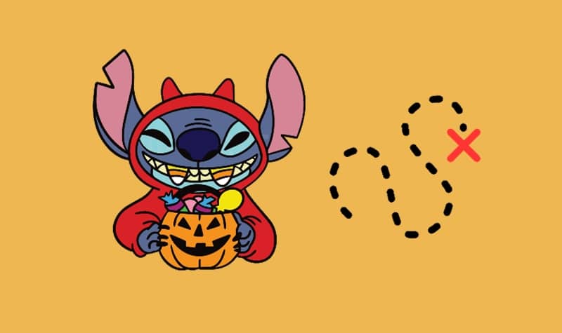 chasse au trésor stitch halloween