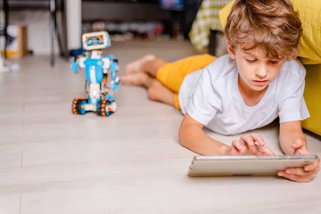 VEPOWER Robot pour Enfants,Robot Set de Construction  télécommandé,Programmable et télécommandé,Cadeau pour garçons et Filles