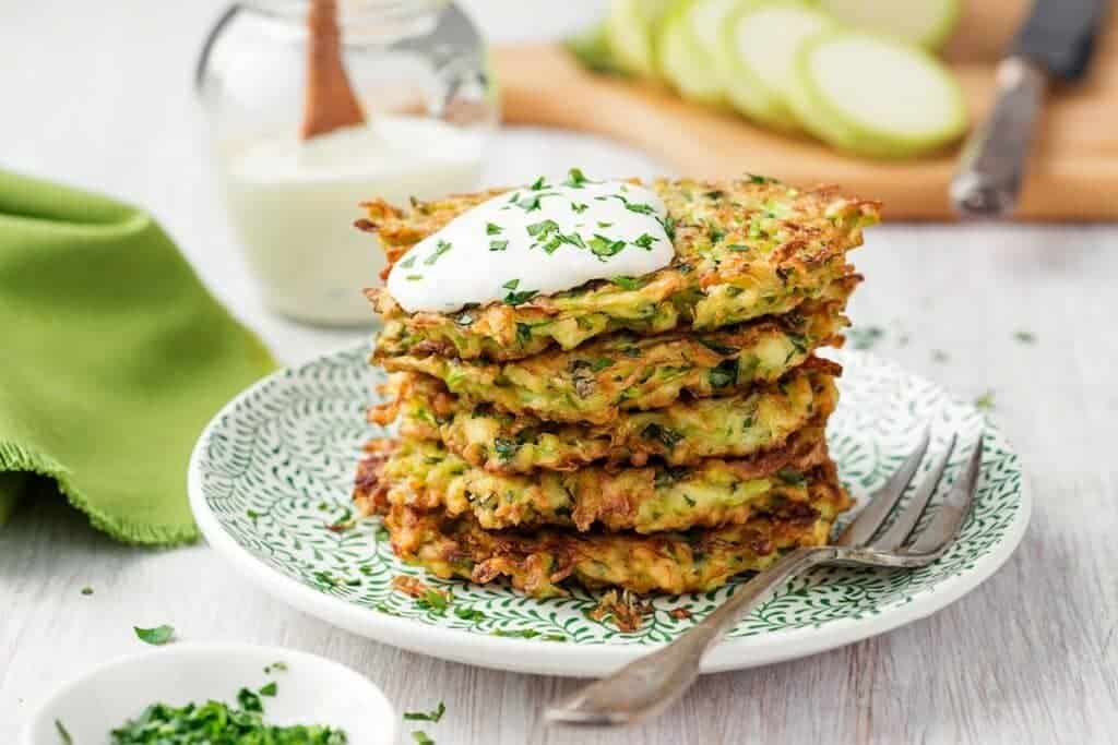 pancakes à la courgette