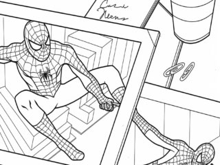 coloriages Spiderman à imprimer