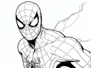 coloriage Spiderman gratuit