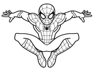 coloriage de Spiderman
