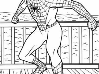 coloriage de Spiderman
