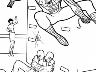 coloriage Spiderman