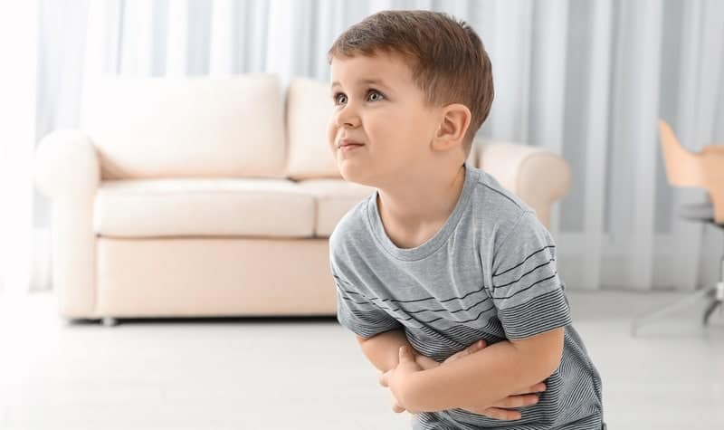 enfant constipé mal au ventre