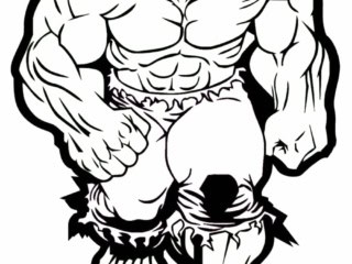 coloriage hulk (11) hulk coloriage