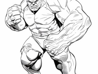 coloriage hulk (12) coloriage de hulk