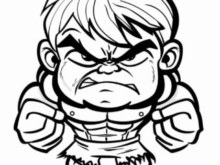 coloriage hulk (15) coloriage hulk chibi