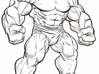 coloriage hulk (19) coloriage hulk