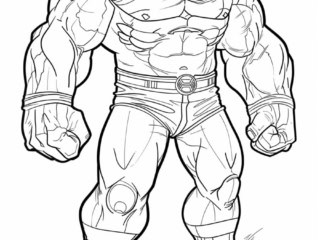 coloriage hulk (21) des coloriages de hulk à imprimer