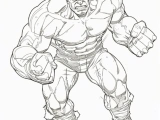 coloriage hulk (25) coloriages hulk gratuits