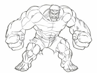 coloriage hulk (28) hulk coloriage gratuit