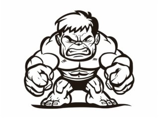coloriage hulk (36) coloriage hulk chibi gratuit