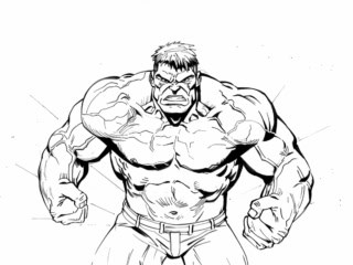 coloriage hulk (38) hulk dessin à imprimer