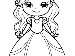 coloriage princesse