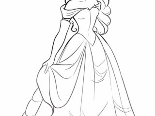 coloriage princesse
