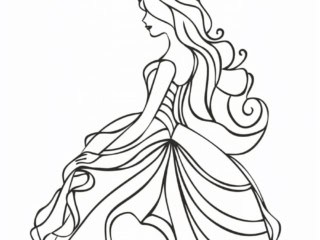 colorier une princesse