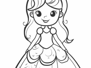 jeune princesse dessin &agrave; imprimer