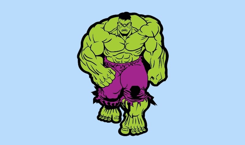 40 coloriages de hulk à imprimer