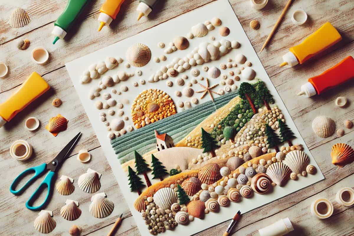 Cinq activités de collage pour les enfants
