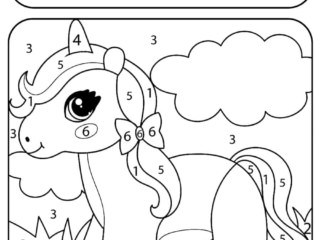 coloriage magique licorne ce1